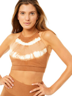 Tie-Dye Halterneck Bra (TD biscuit)