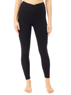 High Rise Wrap Legging (black)
