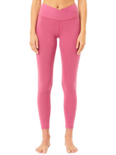 High Rise Wrap Legging (rose)