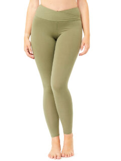 High Rise Wrap Legging (thyme)