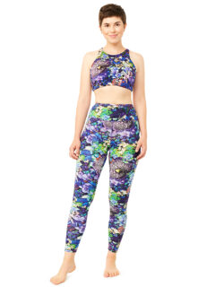 Printed Tights (blooming waters print)