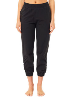 Ruffled Leg Jogger (black)