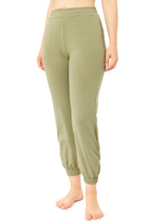 Ruffled Leg Jogger (thyme)